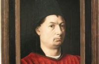 彼得鲁斯·克里斯特斯（Petrus Christus，荷兰画家，1410-1475）作品--一个男人的肖像