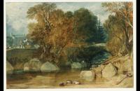 约瑟夫·马洛德·威廉·特纳（Joseph Mallord William Turner）-常春藤桥，德文郡1814-1815水彩